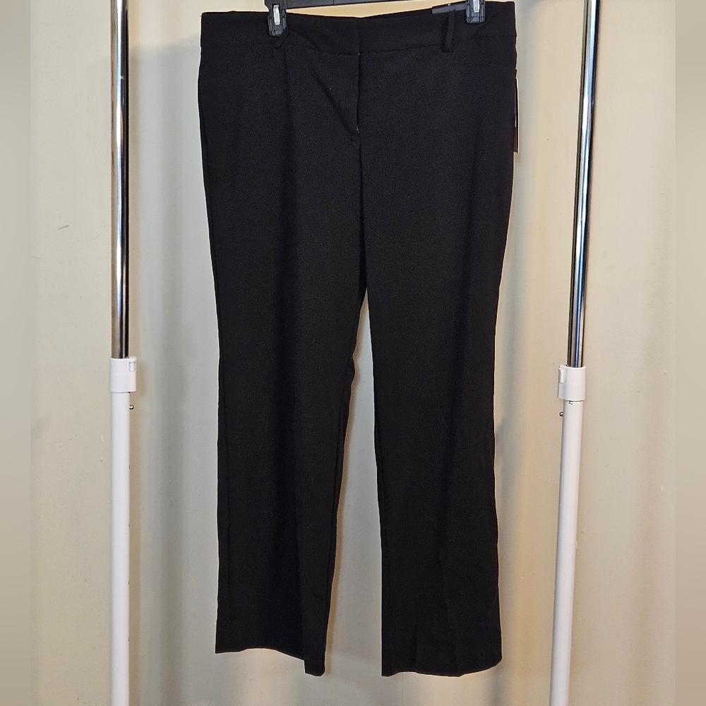 Briggs New York‎ Black Straight-Leg Dress Pants